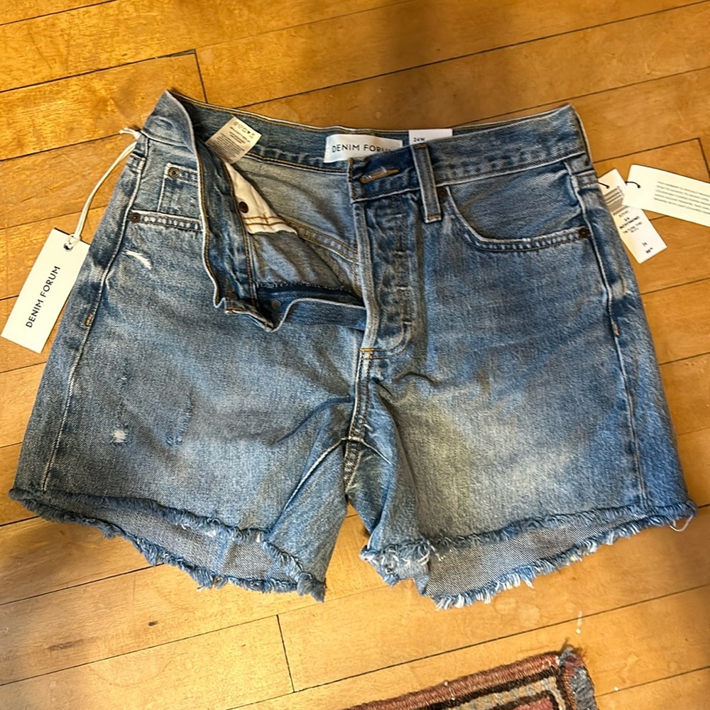 Denim shorts